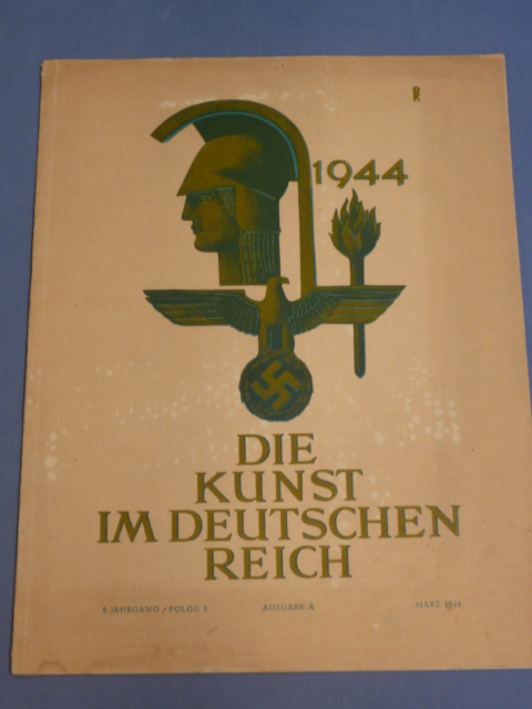 Original WWII German Art Magazine, Art in the German Reich