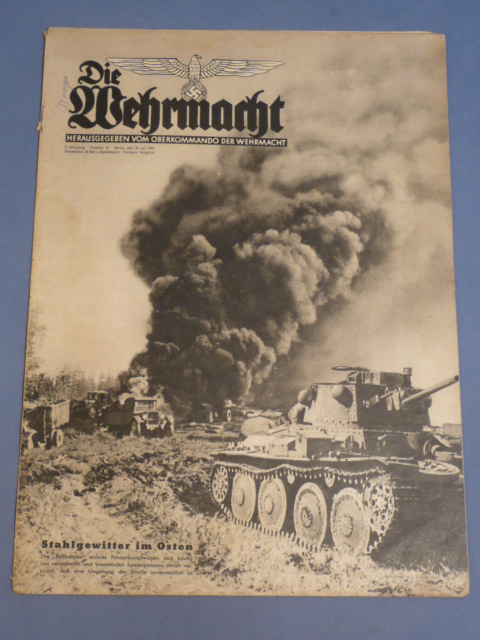 Original WWII German Die Wehrmacht Magazine, July 1941