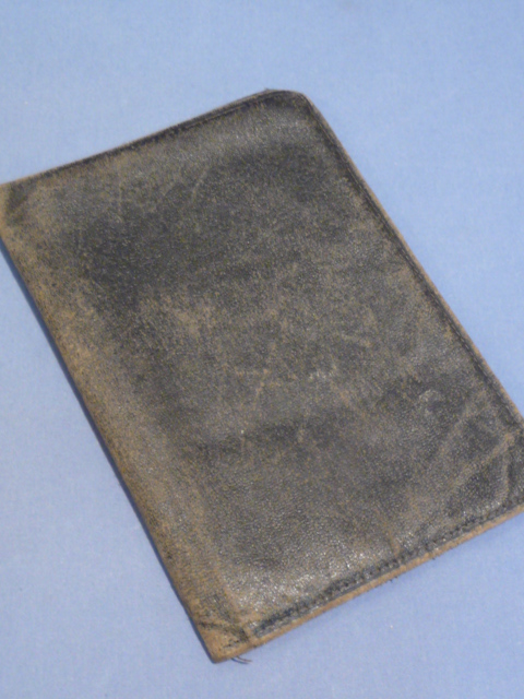 Original WWII Era German Soldier's Leather Wallet (Billfold)