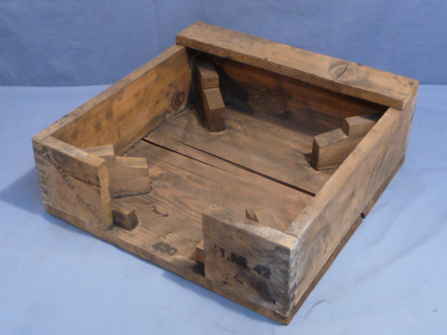 Original WWII German Tellermine 42 Transit Box, UNUSED!