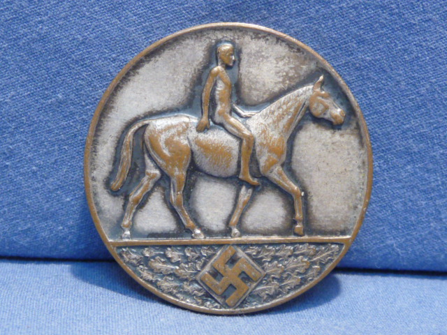 Original 1934 German Commemorative Coin, Riding Show PFORZHEIM
