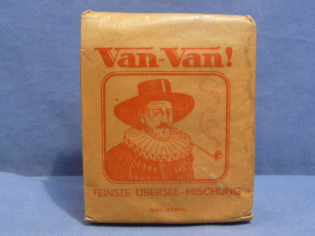 Original WWII Era German Pipe Tobacco, Van-Van!