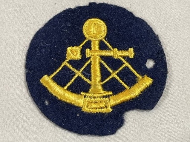 Original WWII German Kriegsmarine (Navy) Helmsmen EM's Career Sleeve Insignia