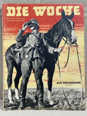 Original WWII German Magazine Die Woche, May 1940