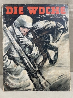 Original WWII German Magazine Die Woche, February 1943