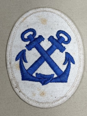Original WWII German Kriegsmarine (Navy) Helmsmen NCO's Career Sleeve Insignia