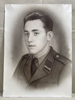 Original WWII German Waffen-SS Soldier's Large Enhanced Photograph