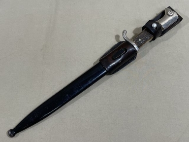 Original Nazi Era German EM Dress Bayonet and Frog