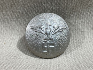 Original Nazi Era German NSDAP SILVER Tunic Button, 21mm