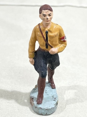 Original Nazi Era German Hitler Youth Leader Toy Soldier Marching