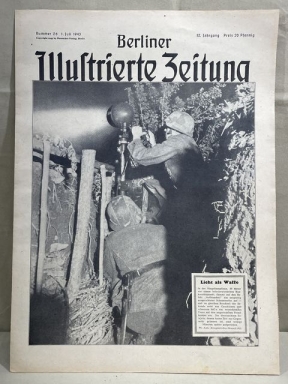 HOLD! Original WWII German Magazine, Berliner Illustrierte Zeitung