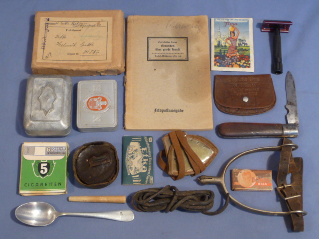 Original WWII Era German Soldier's Personal Items Lot