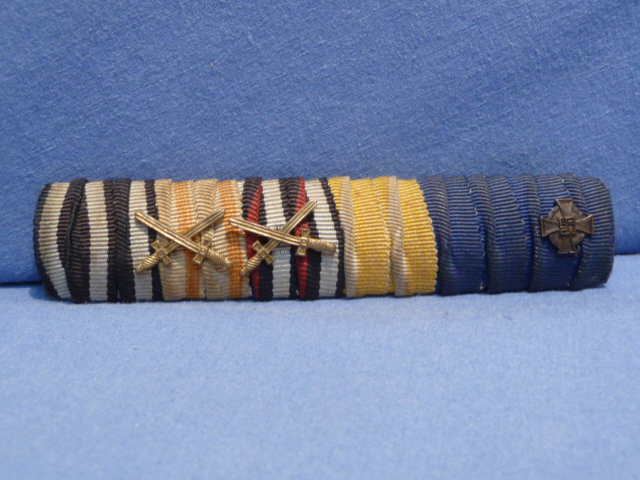 Original WWII German 6 Position Dress Tunic Ribbon Bar, 1914 Iron Cross