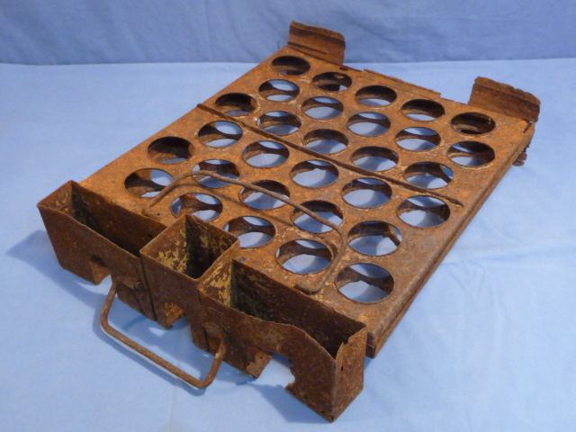 Original WWII German EGG Grenade Carry Case Rack