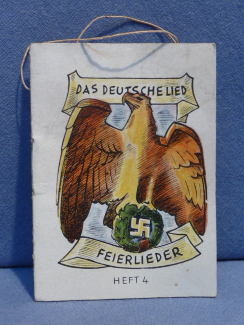 Original Nazi Era German WHW Small Donation Song Book