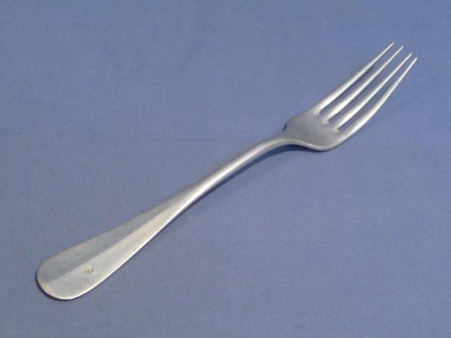 Original WWII German Army Aluminum Mess Hall Fork