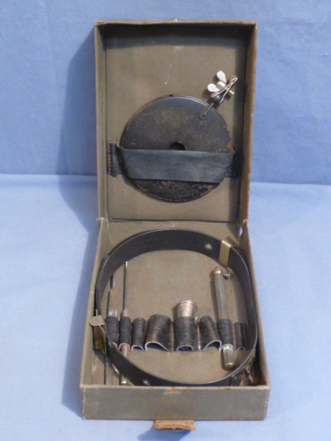 Original WWII German Medical Set, Doctor's Head Mirror