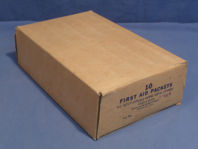 Original WWII US EMPTY Carlisle Bandages Box
