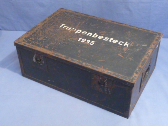 Original WWII German Medical Instruments Box, Truppenbesteck 1935