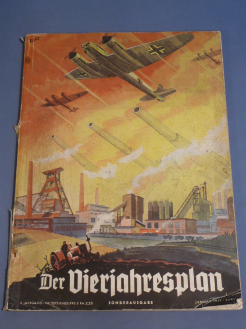 Original WWII German The Four-Year Plan Book, Der Vierjahresplan