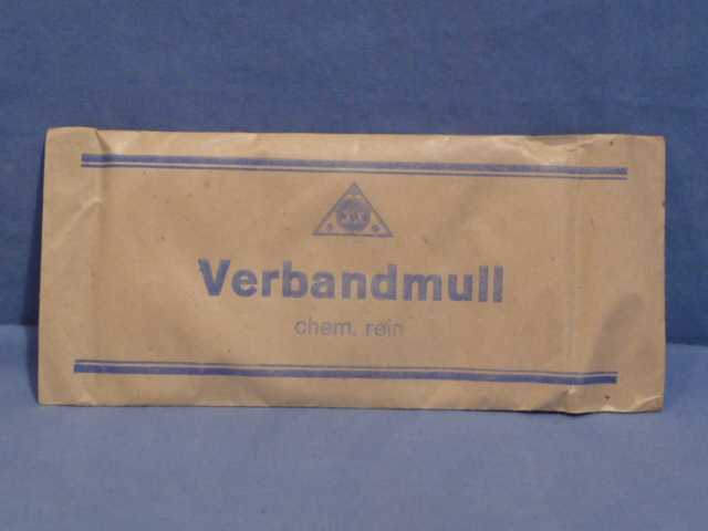 Original WWII German Medical Kit Packet of Gauze