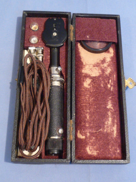 Original WWII German Medical Oculus Universal Ophthalmoscope, OPHTHALMOSCOP