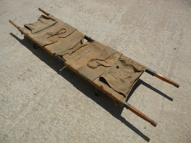 Original WWII German Portable Medical Stretcher