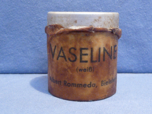 Original WWII Era German Medical Item, White Vaseline