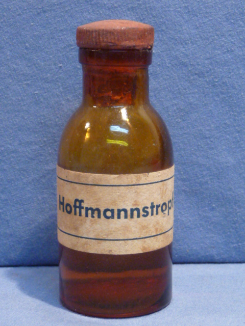 Original WWII German Medical Glass Bottle, Hoffmann Drops