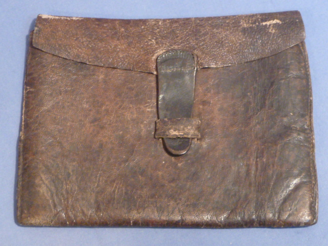 Original WWII Era German Soldier's Leather Wallet, Brown