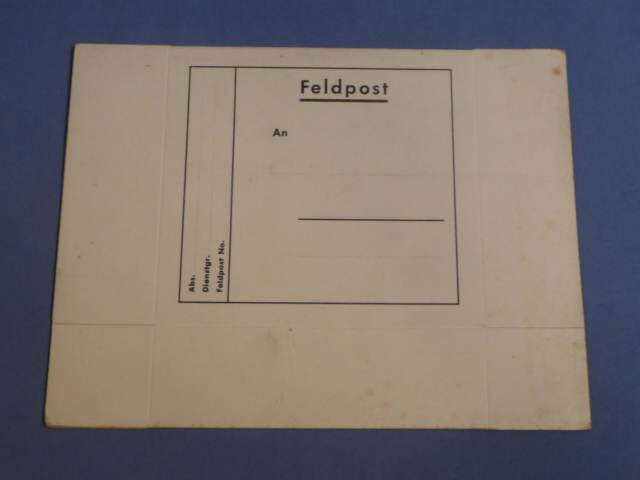 Original WWII German Soldier's Feldpost Box, UNASSEMBLED!