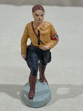 Original Nazi Era German Hitler Youth Leader Toy Soldier Marching