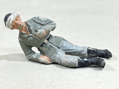 Original Nazi Era German Wounded Toy Soldier, Unmarked