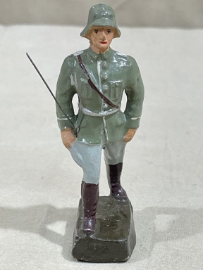 Original Nazi Era German Toy Soldier Officer Marching with Sword