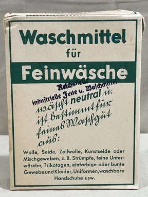 Original WWII German Laundry Detergent (for UNIFORMS), 40 Liter Size