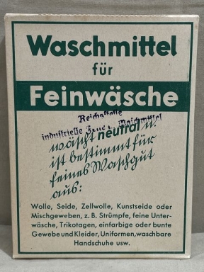 Original WWII German Laundry Detergent (for UNIFORMS), 40 Liter Size