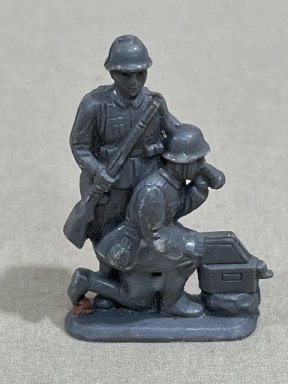 Original WWII German WHW Donation Figure, Signals w/Field Phone
