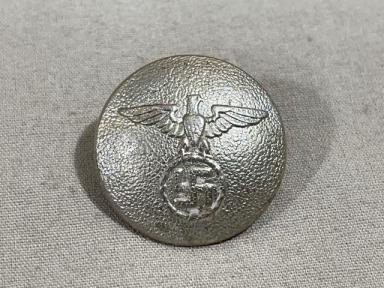 Original Nazi Era German NSDAP/Political Overseas Cap Button, 21mm