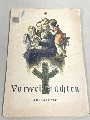 Original WWII German Before Christmas Book for Mothers, Vorweihnachten 1943