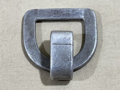Original WWII German Pre/Early-War Aluminum Equipment Hardware, D-Ring with Hook