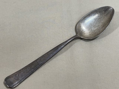 Original WWII German Luftwaffe (Air Force) SILVER Mess Hall Spoon