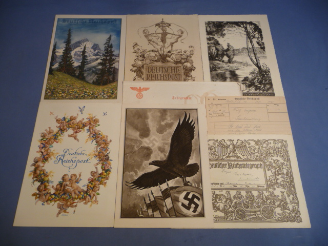 Original Nazi Era German Collection of Telegrams