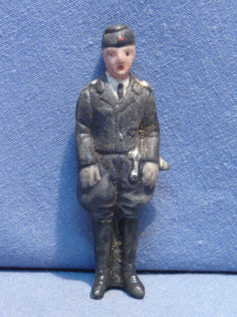 Original Nazi Era German WHW Donation Porcelain Figure, Luftwaffe Pilot