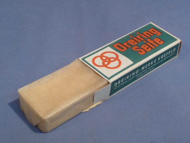 Original WWII Era German Boxed Soap, Three Ring Brand