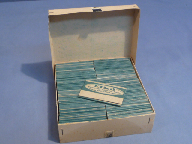 Original Nazi Era German Full Box of EFKA Cigarette Rolling Papers