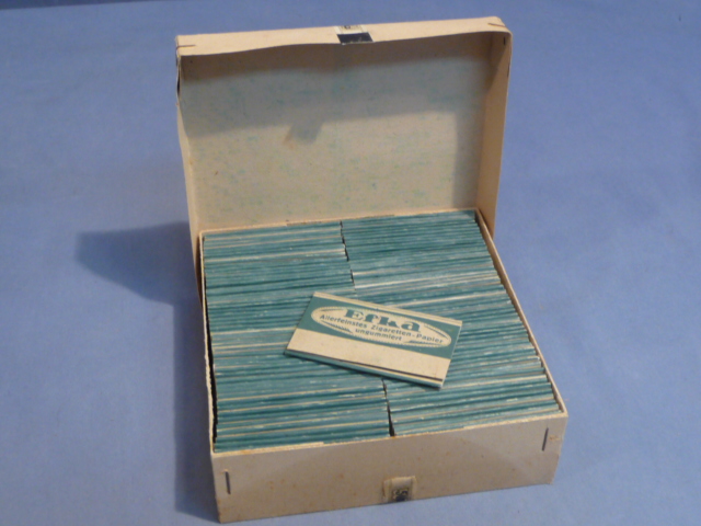 Original Nazi Era German Full Box of EFKA Cigarette Rolling Papers