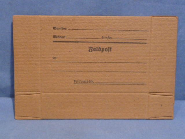 Original WWII German Soldier's Feldpost Box, UNASSEMBLED!