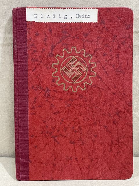 洋書 65 Jahre Bundesrepublik Deutschland Bunker Militaria: Original WWII German DAF Membership ID/Dues Book