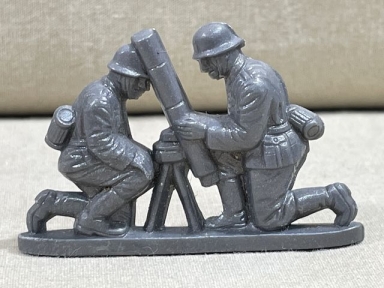 Original WWII German WHW Donation Figure, 8cm Mortar Crew