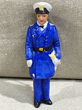 Original Nazi Era German WHW Donation Porcelain Figure, Kriegsmarine Officer